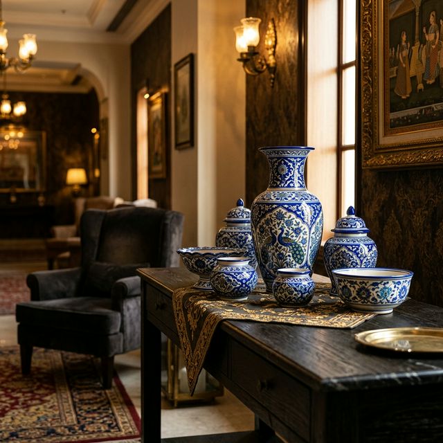 Blue Pottery